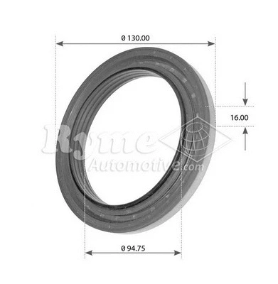Shaft Seal, wheel hub (17584)