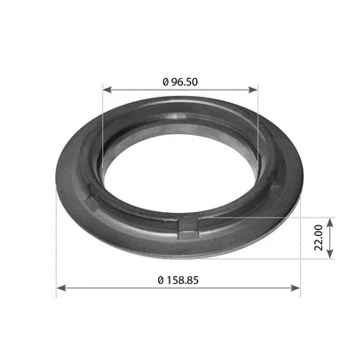Shaft Seal, wheel hub (17418)