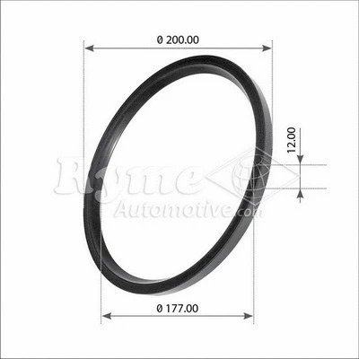 Shaft Seal, wheel hub (17582)