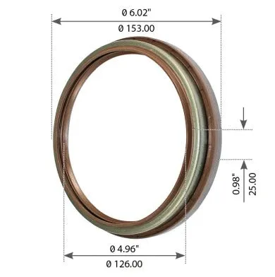 Shaft Seal, wheel hub (17627)
