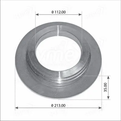 Shaft Seal, wheel hub (17402-1)