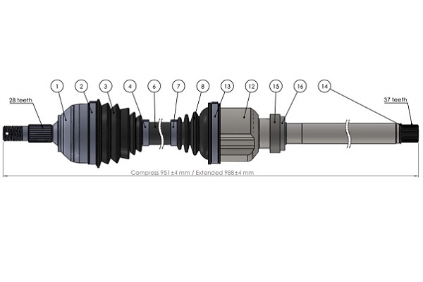 Drive Shaft (221830)