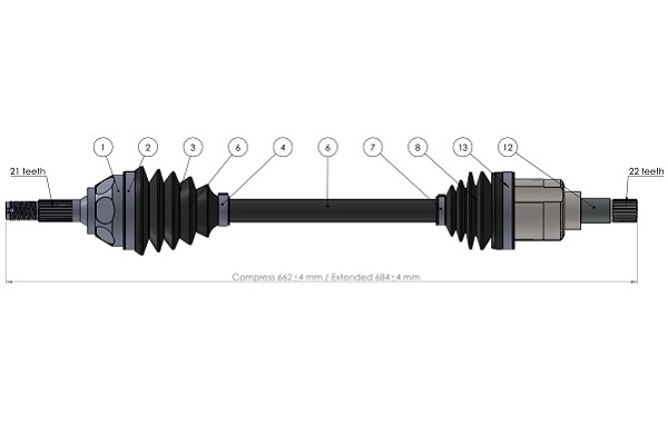 Drive Shaft (221909)