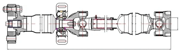 Propshaft, axle drive (32137)