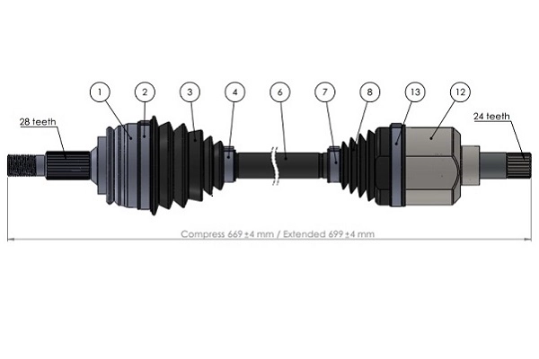 Drive Shaft (221839)