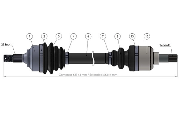 Drive Shaft (221911)