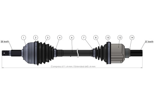 Drive Shaft (221898)