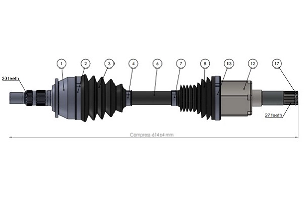 Drive Shaft (221819)