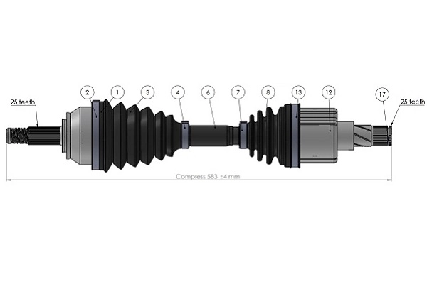 Drive Shaft (221908)
