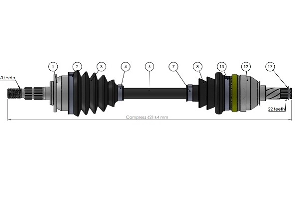 Drive Shaft (221818)