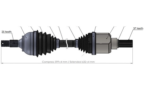 Drive Shaft (221808)