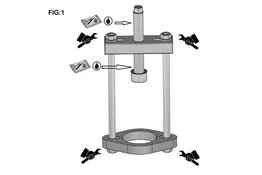 Tool Set, trailing arm bush (7960)