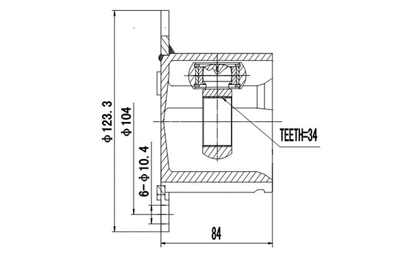 Joint Kit, drive shaft (DCV661044)