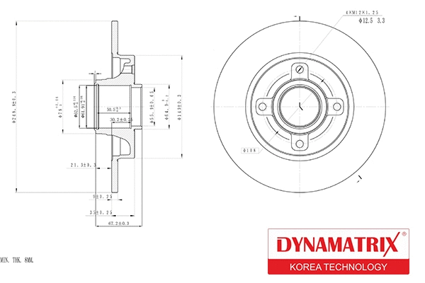 Brake Disc (DBD1564)
