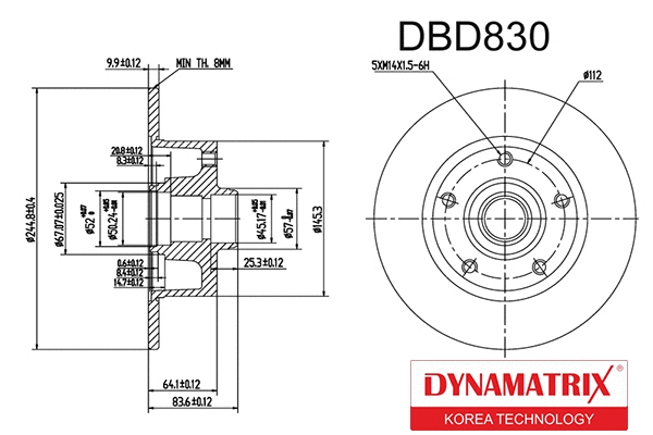 Brake Disc (DBD830)
