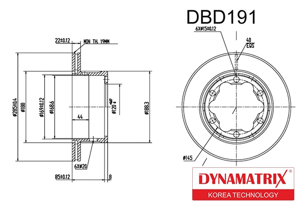 Brake Disc (DBD191)