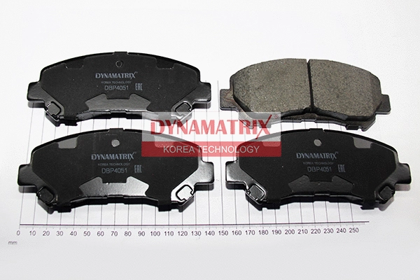 Brake Pad Set, disc brake (DBP4051)