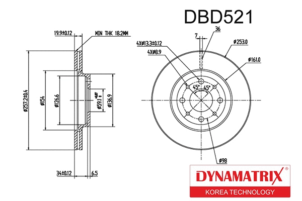 Brake Disc (DBD521)