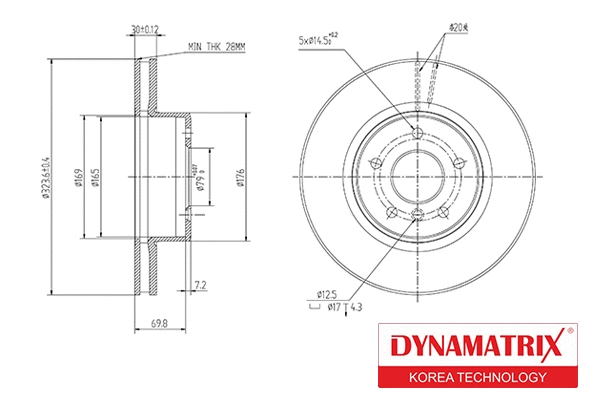 Brake Disc (DBD1242)