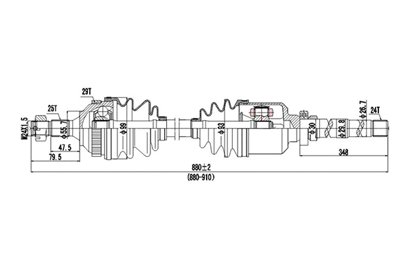 Drive Shaft (DDS245017)