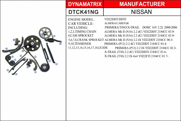 Timing Chain Kit (DTCK41NG)