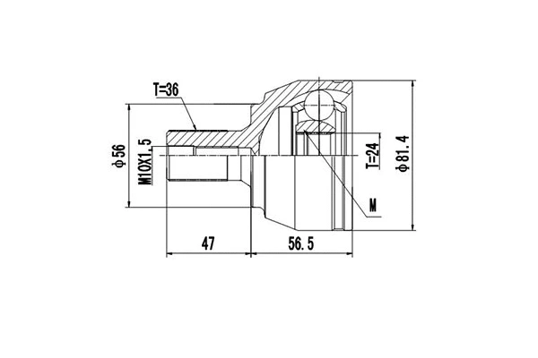 Joint Kit, drive shaft (DCV899129)