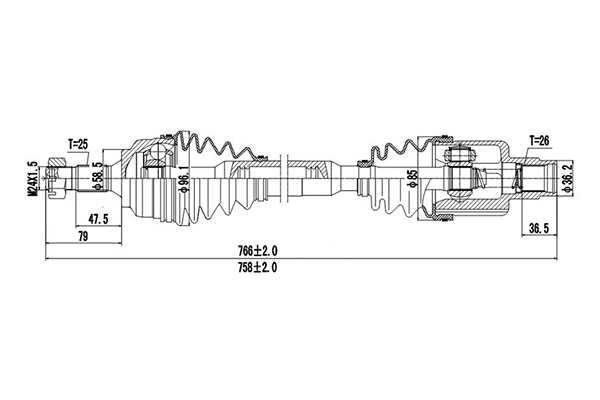 Drive Shaft (DDS210267)