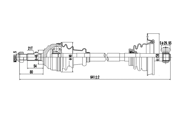 Drive Shaft (DDS250001)