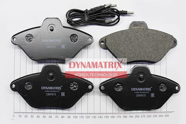 Brake Pad Set, disc brake (DBP875)