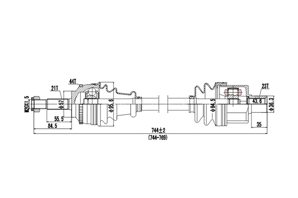 Drive Shaft (DDS250327)