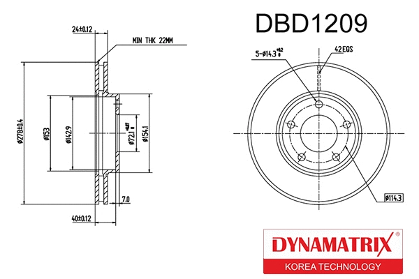 Brake Disc (DBD1209)