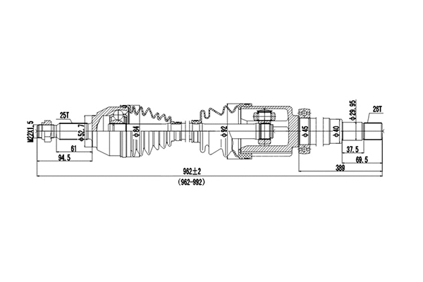 Drive Shaft (DDS218264)
