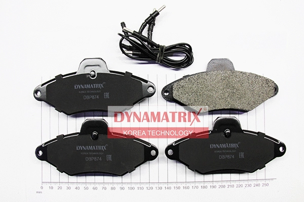 Brake Pad Set, disc brake (DBP874)