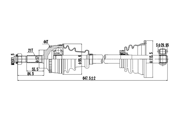 Drive Shaft (DDS250055)
