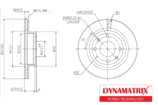 Brake Disc (DBD1268)