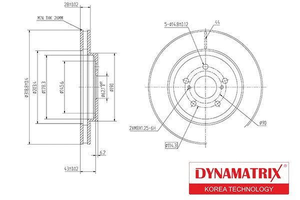 Brake Disc (DBD1544)