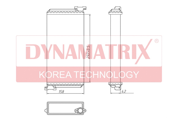 Heat Exchanger, interior heating (DR72002)