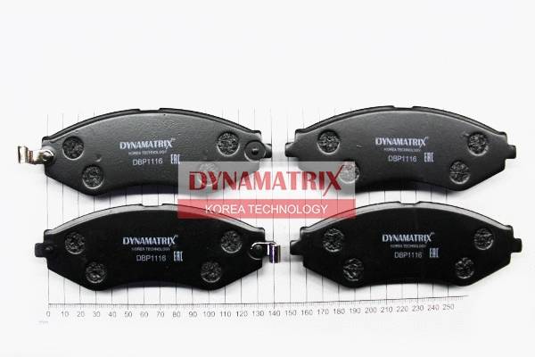 Brake Pad Set, disc brake (DBP1116)