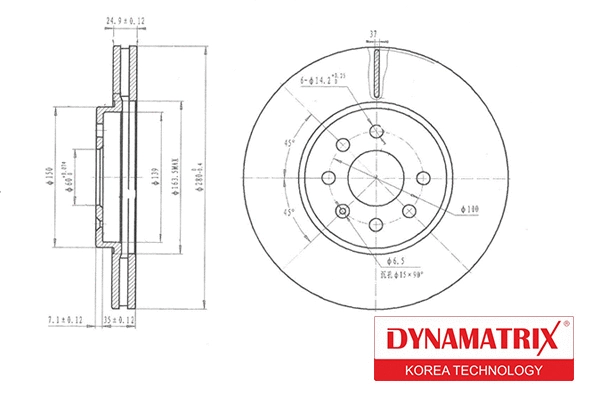 Brake Disc (DBD1236)