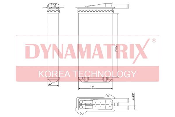Heat Exchanger, interior heating (DR71761)