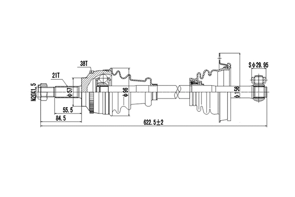 Drive Shaft (DDS250102)