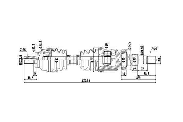 Drive Shaft (DDS218329)