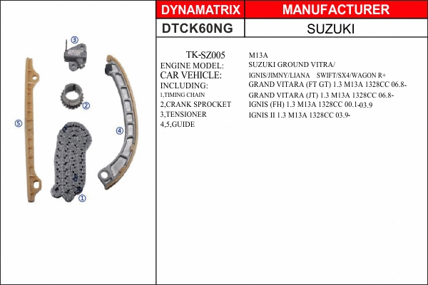 Timing Chain Kit (DTCK60NG)