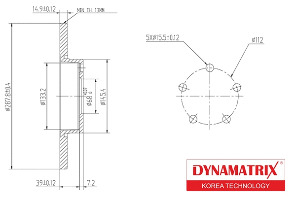 Brake Disc (DBD324)