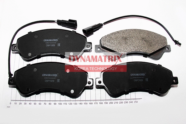 Brake Pad Set, disc brake (DBP1929)