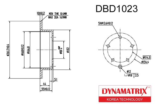 Brake Disc (DBD1023)