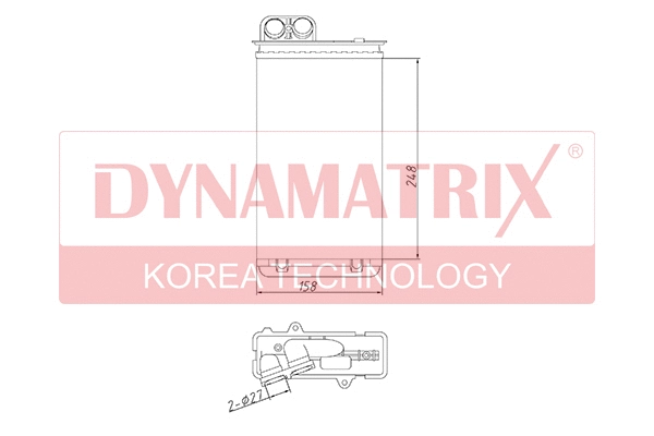 Heat Exchanger, interior heating (DR73254)