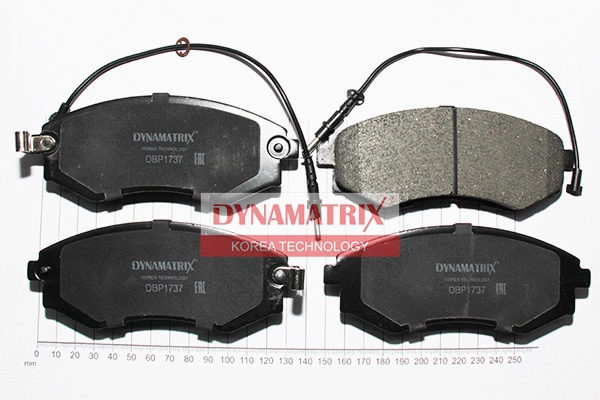 Brake Pad Set, disc brake (DBP1737)