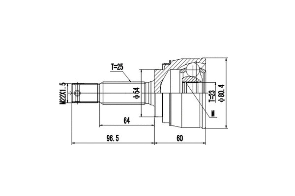 Joint Kit, drive shaft (DCV839002)