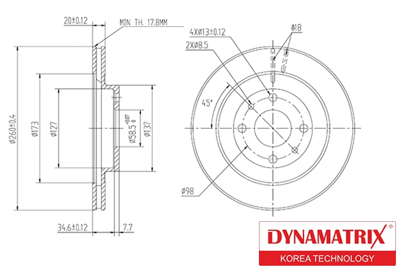 Brake Disc (DBD1147)